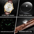 Lovers Watches For Men Womens Faux Leather Strap Quartz Watch Men's Sports Clock Women's Dress Wrist Watch Couple Gift